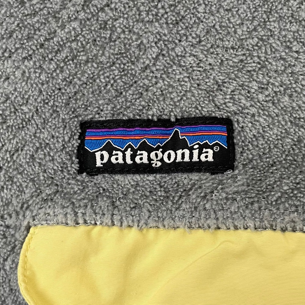 Patagonia Sweater Womens Medium Gray Retool Snap Polartec Fleece Outdoor Hiking - Picture 10 of 14